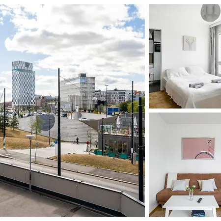 Sea View Studio, Tram Nearby, Netflix, Kamppi דירה *